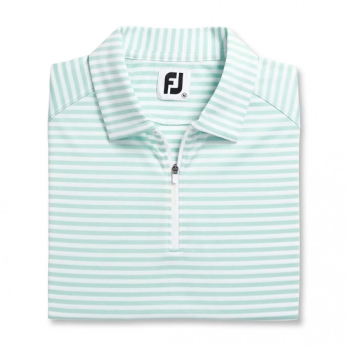 Footjoy Heather Stripe Donna Camicie Verde Acqua | 832RYHZKX