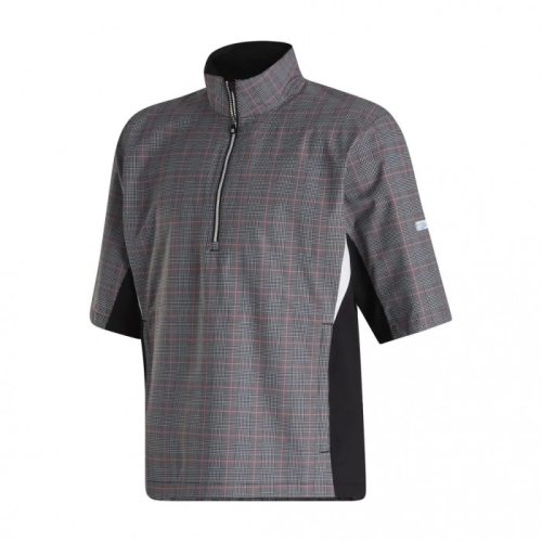 Footjoy HydroLite Corta Sleeve Uomo Camicie Nere / Bianche | 973QMSRYV