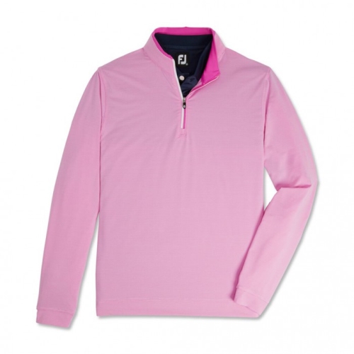 Footjoy Lightweight Quarter-Zip Uomo Jacket Rosa / Bianche | 934JNDYWM