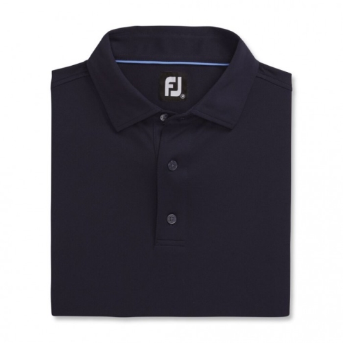 Footjoy Performance Stretch Pique Solid Self Collar Uomo Camicie Blu Marino | 238OWMTPK