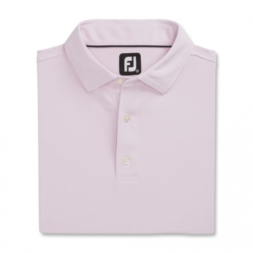 Footjoy Performance Stretch Pique Solid Self Collar Uomo Camicie Rosa | 926JHCOKA