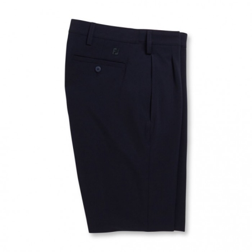 Footjoy Pleated Shorts 9.5" Inseam Uomo Pantaloncini Blu Marino | 328ALUPYG