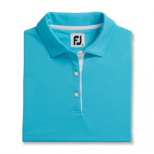 Footjoy ProDry Interlock Sleeveless Self Collar Donna Camicie Verde Acqua Chiaro | 961GDPTYE