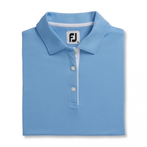 Footjoy ProDry Interlock Sleeveless Self Collar Donna Camicie Blu Chiaro | 980PNJBMO