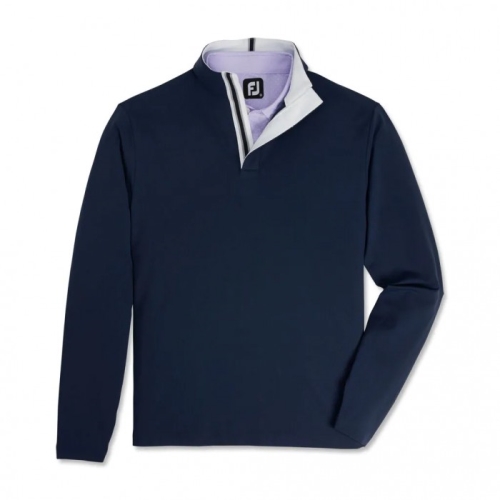 Footjoy Quarter-Zip Uomo Jacket Blu Marino | 937ASMRGE