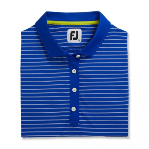 Footjoy Sleeveless Pinstripe Donna Camicie Blu Profondo | 679PKYUNW