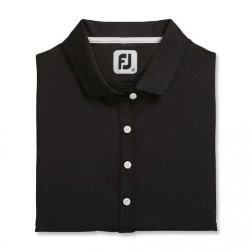 Footjoy Solid Lisle Self Collar Donna Camicie Nere | 480HXEDNK