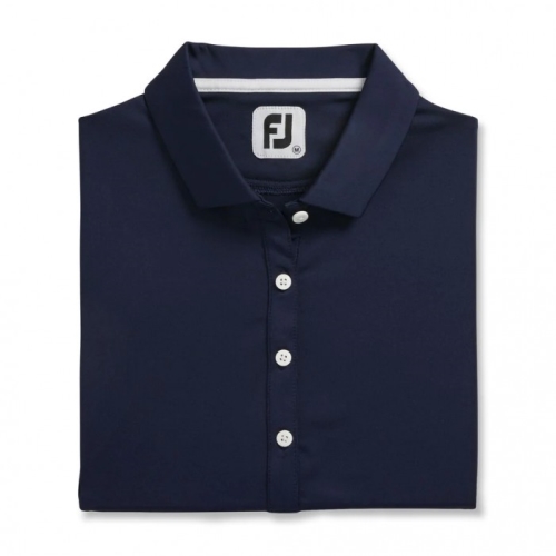 Footjoy Solid Lisle Self Collar Donna Camicie Blu Marino | 982TWPXFE