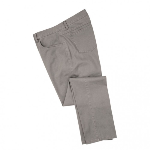 Footjoy Sueded Cotone Twill 5-Pocket Pant Uomo Pantaloni Grigie | 390KRAZGD