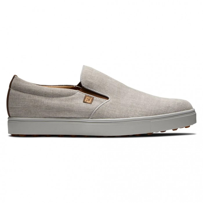 Footjoy Club Casual Uomo Slip On Bianche / Argento | 678IHXZCR